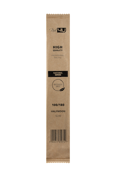 Pilnik Nail4U NATURAL Slim II Łódka 100/180 (komplet 100szt)